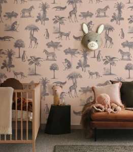 Fototapeta zwierzęta Vintage Botanic Pink Wallcolors