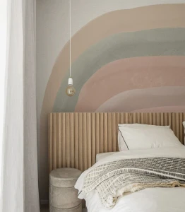 Fototapeta tęcza Pastel Rainbow Wallcolors