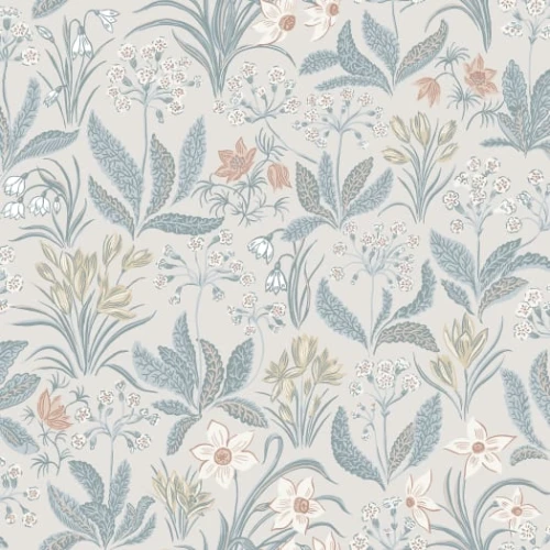 tapeta w kwiaty S10159 Huset i Solen Folklore Sandberg