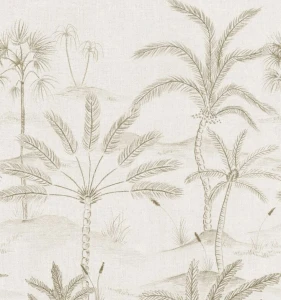 Mural krajobraz gaju palmowego Casamance 78223772 Racines