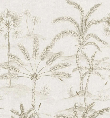 Mural krajobraz gaju palmowego Casamance 78223772 Racines
