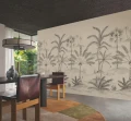 Mural krajobraz gaju palmowego Casamance 78223874 Racines