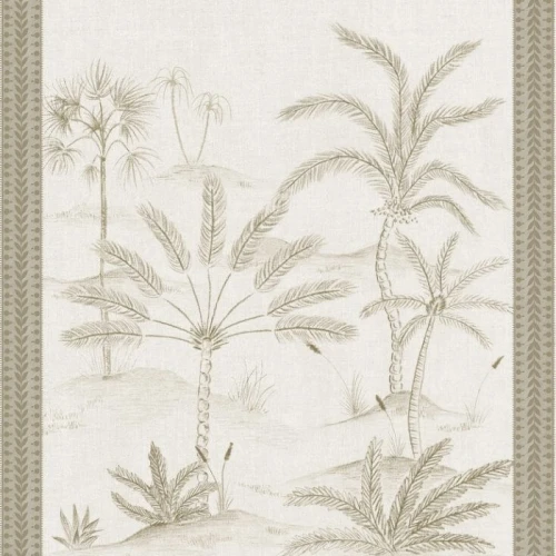 Mural krajobraz gaju palmowego Casamance 78243976 Racines