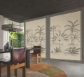 Mural krajobraz gaju palmowego Casamance 78244078 Racines