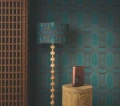 Tapeta geometryczna Casamance 78190610 Racines
