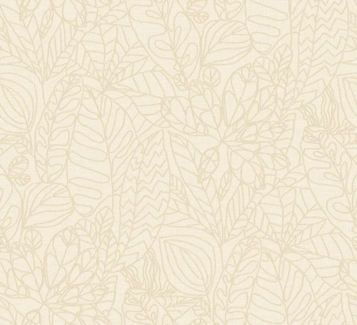 Tapeta haftowane liście Casamance 78200916 Racines