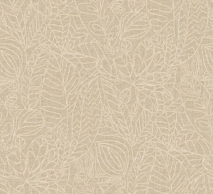 Tapeta haftowane liście Casamance 78201018 Racines