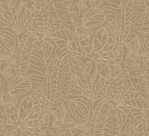 Tapeta haftowane liście Casamance 78201120 Racines