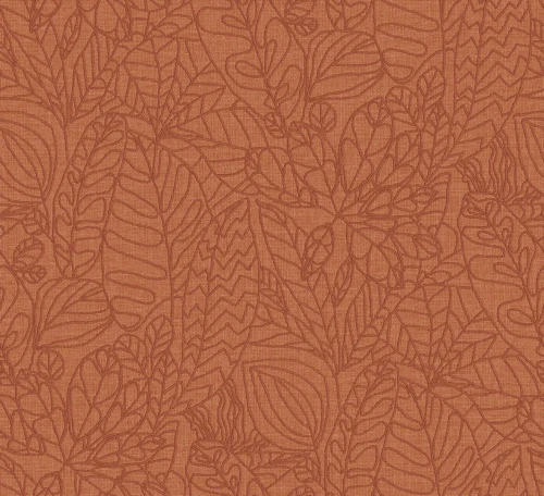 Tapeta haftowane liście Casamance 78201324 Racines