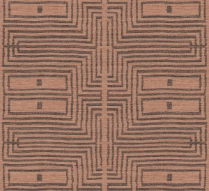 Tapeta etniczna z geometrycznym wzorem Khroma RIC301 Serica