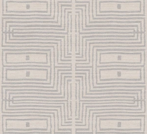 Tapeta etniczna z geometrycznym wzorem Khroma RIC302 Serica