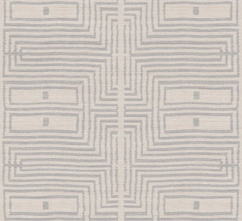 Tapeta etniczna z geometrycznym wzorem Khroma RIC302 Serica