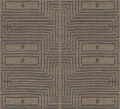 Tapeta etniczna z geometrycznym wzorem Khroma RIC303 Serica