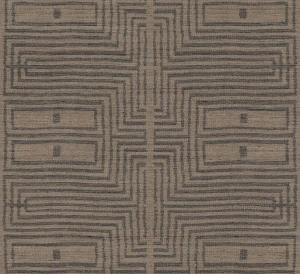 Tapeta etniczna z geometrycznym wzorem Khroma RIC303 Serica