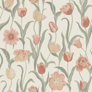 Tapeta w tulipany Boras Tapeter 6969 La Belle Epoque Osterlen