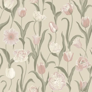 Tapeta w tulipany Boras Tapeter 6970 La Belle Epoque Osterlen