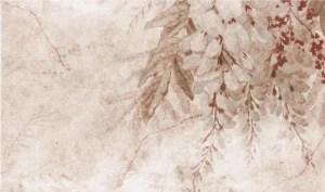 Tapeta gałęzie glicynii Wall Art Wisteria Beige