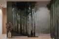 Tapeta malarski las Wall Art Tren