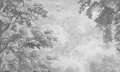 Tapeta rycina pejzażowa Wall Art Sanctuary Grey