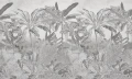 Tapeta tropikalna roślinność Wall Art Robinson Sketch