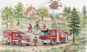 Tapeta dziecięca Wall Art Rescue