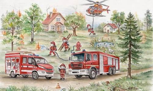 Tapeta dziecięca Wall Art Rescue