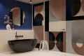 Tapeta modernistyczna Wall Art Opus Cobalt