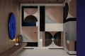 Tapeta modernistyczna Wall Art Opus Cobalt