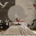 Tapeta japońska Wall Art Modern Tsuru