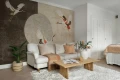 Tapeta japońska Wall Art Modern Tsuru