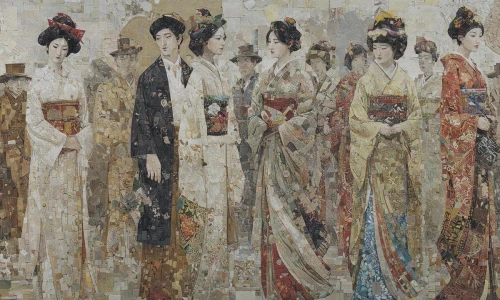 Tapeta japońska Wall Art Mineko