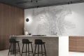 Tapeta w kwiaty Wall Art Light Flower