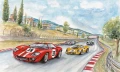 Tapeta w samochody Wall Art Le Mans
