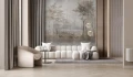 Tapeta krajobraz Wall Art Lacus Beige