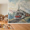 Tapeta pociąg Wall Art Express