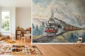 Tapeta pociąg Wall Art Express