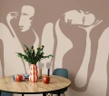Tapeta sylwetki Wall Art Couple