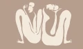 Tapeta sylwetki Wall Art Couple