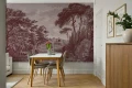 Tapeta pejzaż Wall Art Cartagine Burgundy