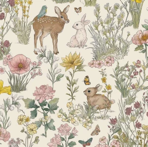 Tapeta dziecięca w leśne zwierzęta 363190 Eijffinger Tiny Treasures