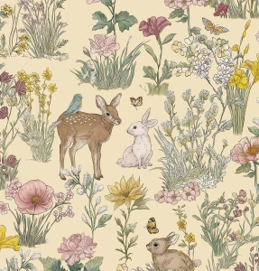 Tapeta dziecięca w leśne zwierzęta 363191 Eijffinger Tiny Treasures