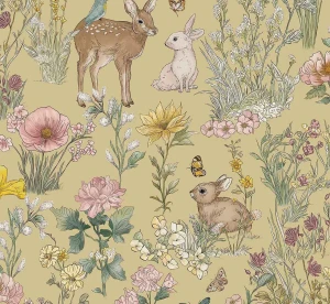 Tapeta dziecięca w leśne zwierzęta 363192 Eijffinger Tiny Treasures