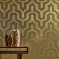 Tapeta geometryczna z abaki Casamance Odeon Mogador