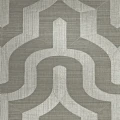 Tapeta geometryczna z abaki Casamance 71940267 Odeon Mogador Argent