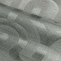 Tapeta geometryczna z abaki Casamance 71940267 Odeon Mogador Argent