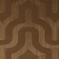 Tapeta geometryczna z abaki Casamance 71940484 Odeon Mogador Ambre