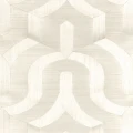 Tapeta geometryczna z abaki Casamance 71940199 Odeon Mogador Nacre