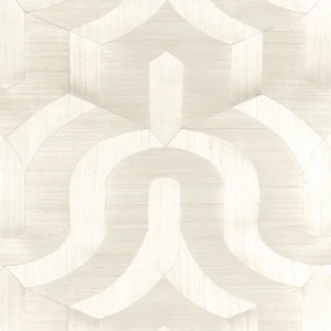 Tapeta geometryczna z abaki Casamance 71940199 Odeon Mogador Nacre