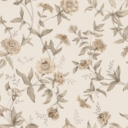 Tapeta w kwiaty 9151 Zinnia Flowers Boras Tapeter