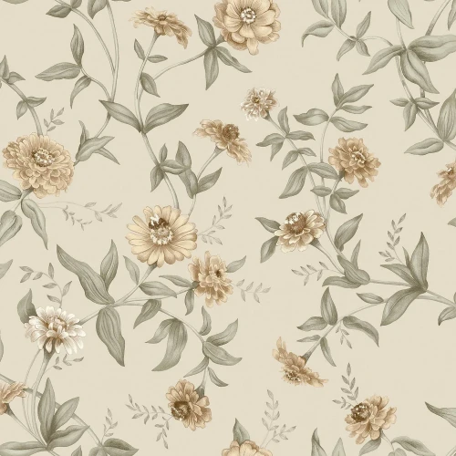 Tapeta w kwiaty 9153 Zinnia Flowers Boras Tapeter